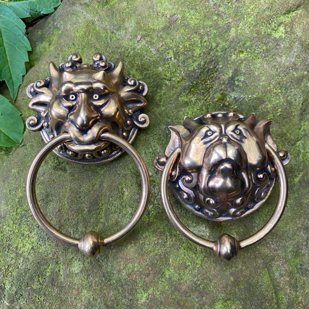 Labyrinth Door Knocker Brooches