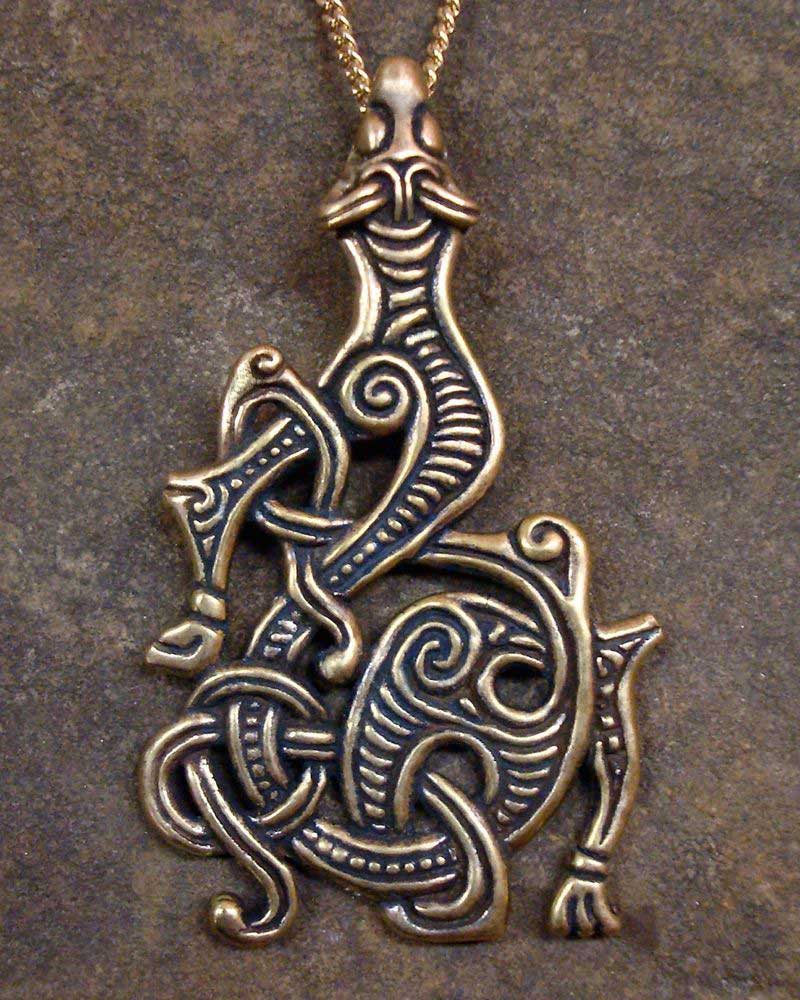 Midgard Serpent Pendant
