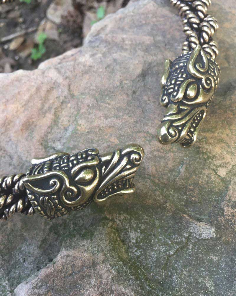 Norse Wolf Torc - Extra Heavy Braid