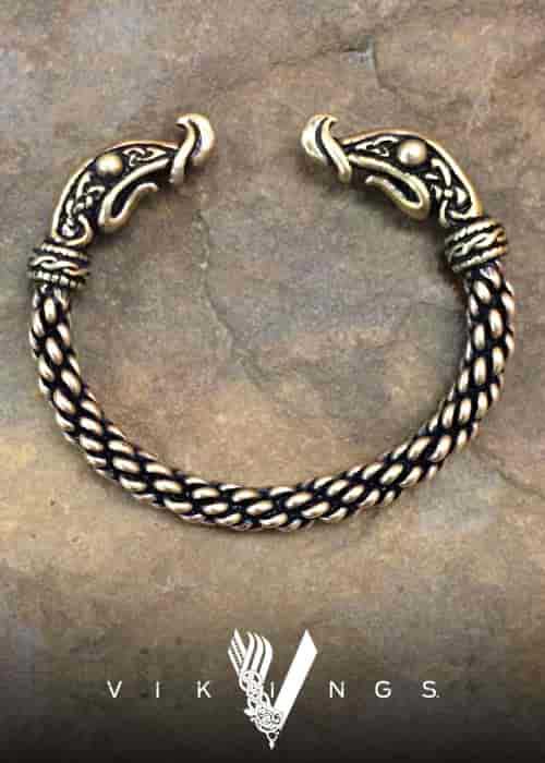 Ragnar's Viking Dragon Bracelet (Medium) Silver / 7.5 (19.1cm)