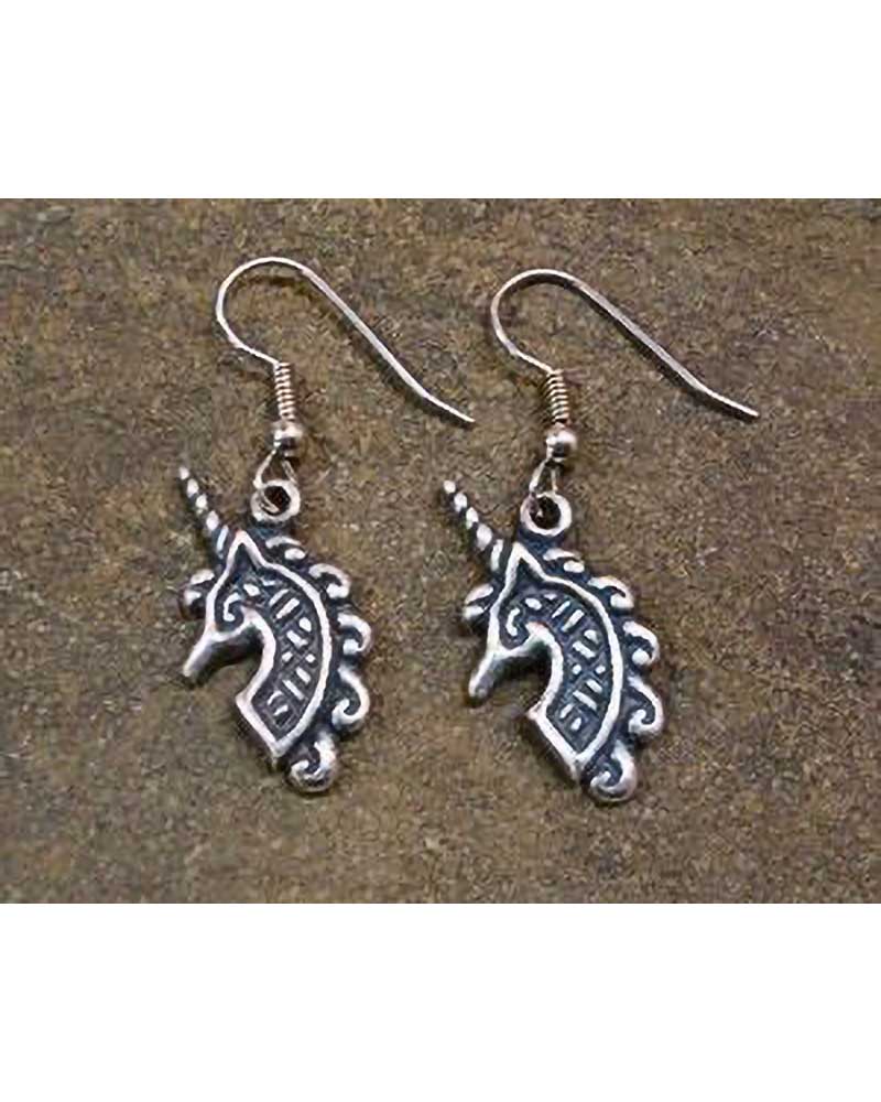 Unicorn Earrings in silver